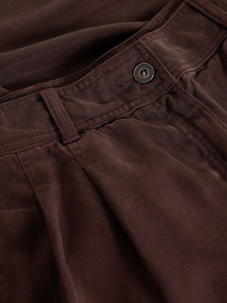 White Stuff Brown Sasha Wide Leg Trousers - Image 6 of 6