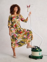 White Stuff Green Lucy Midi Dress - Image 4 of 6