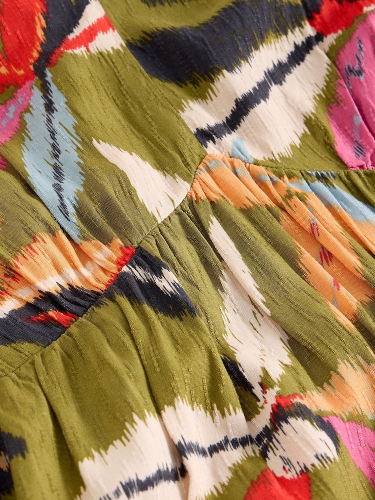 White Stuff Green Lucy Midi Dress - Image 6 of 6