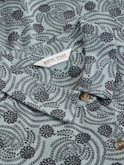 White Stuff Blue Rua Jersey Shirt Dress - Image 6 of 6