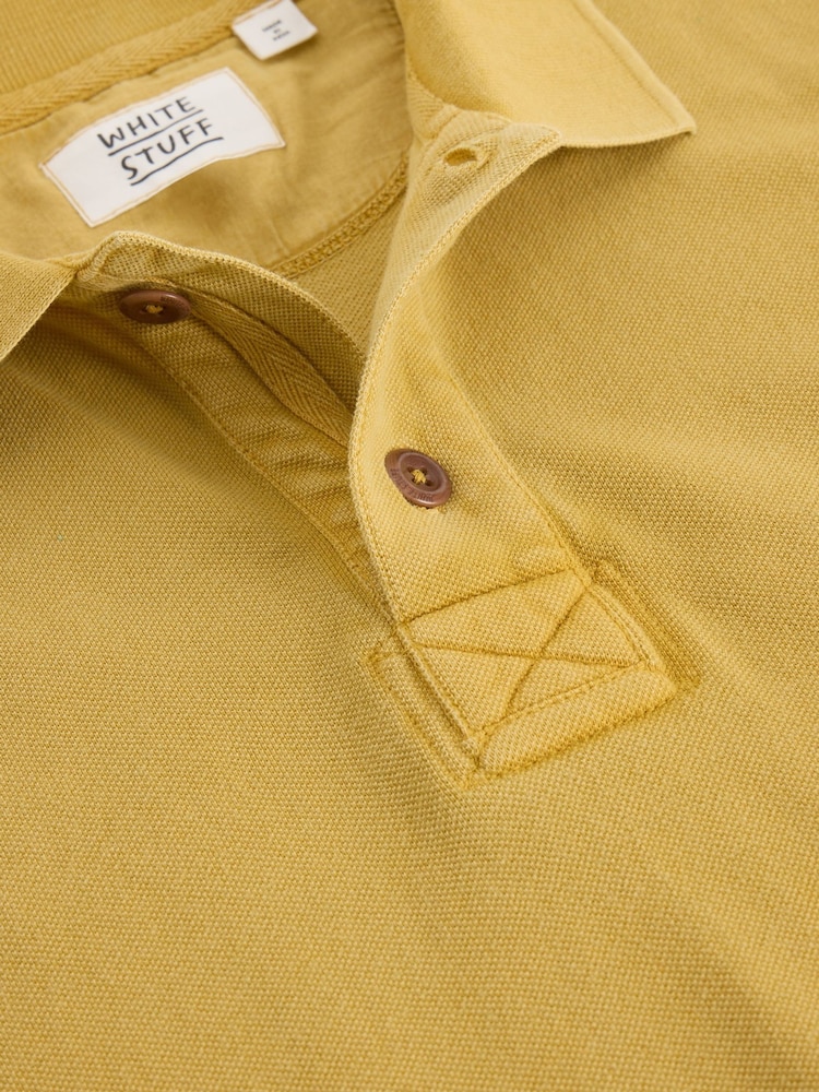 Amarillo - Camisa polo Utility de White Stuff - Imagen 6 de 6