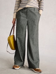 White Stuff Belle Tweedy Hose mit weitem Bein - Bild 1 von 6