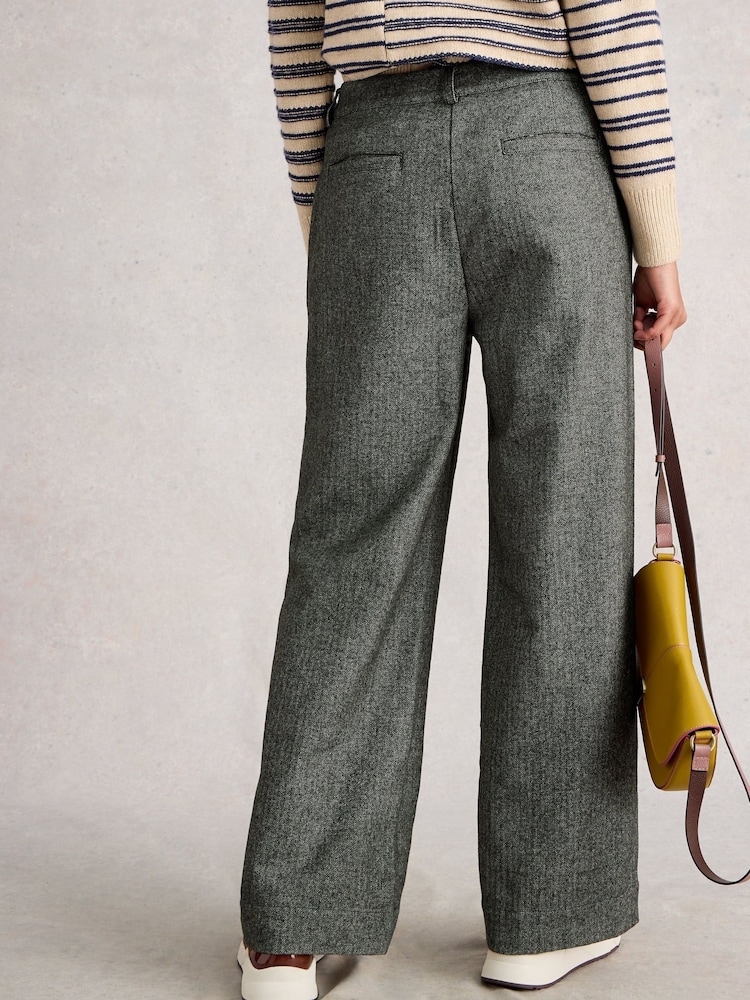 White Stuff Belle Tweedy Hose mit weitem Bein - Bild 2 von 6