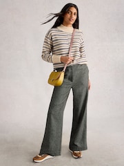 White Stuff Belle Tweedy Hose mit weitem Bein - Bild 4 von 6