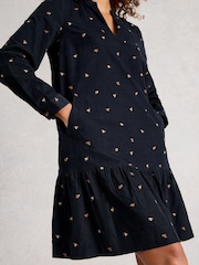 White Stuff Daria Cord Embroidered Dress - Imagem 3 de 6