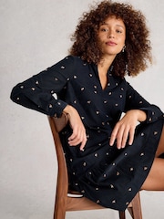 White Stuff Daria Cord Embroidered Dress - Imagem 4 de 6