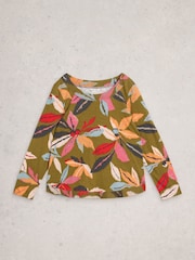 Verde - White Stuff Weaver Long Sleeve T-Shirt - Imagem 1 de 2