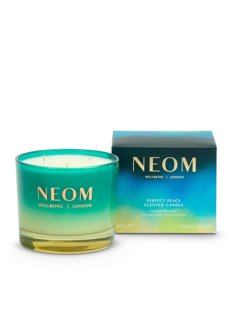 NEOM Perfect Peace 3 Wick Candle 420g - Image 1 of 3 NEOM Perfect Peace 3 Wick Candle 420g - Image 1 of 3