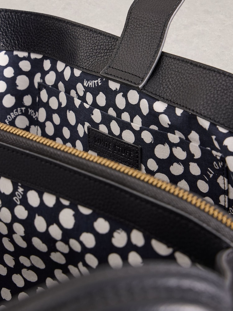 White Stuff Black Hettie Leather Bag - Image 4 of 4