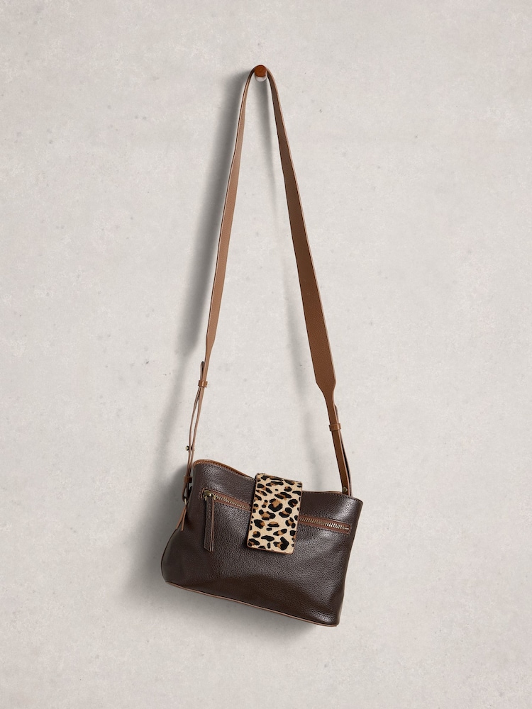 White Stuff Brown Tabby Convertible Cross-Body Bag - Image 1 of 4