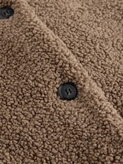 White Stuff Brown Borg Gilet - Image 8 of 8