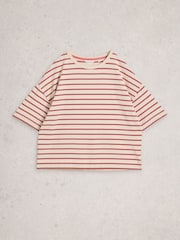 Camiseta listrada Katya da White Stuff - Imagem 5 de 6