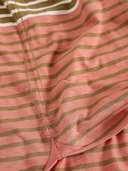White Stuff Green Clara Long Sleeve Stripe T-Shirt - Image 6 of 6