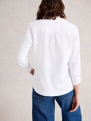 White Stuff White Allie Long Sleeve Shirt - Image 3 of 6