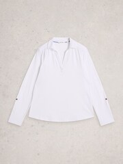 White Stuff White Allie Long Sleeve Shirt - Image 5 of 6