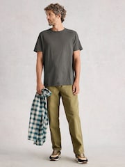White Stuff Grey Abersoch Short Sleeve T-Shirt - Image 3 of 6