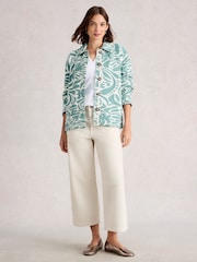 White Stuff Eden Jacquard Jacket - Imagen 1 de 6