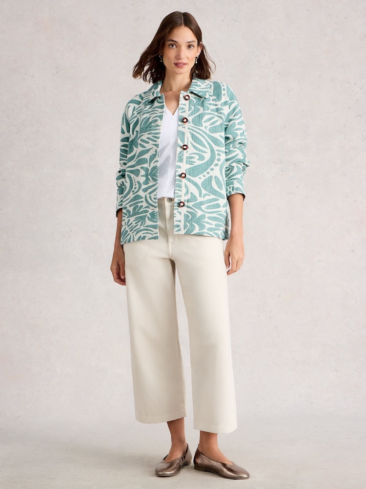 White Stuff Eden Jacquard Jacket - Imagen 1 de 6