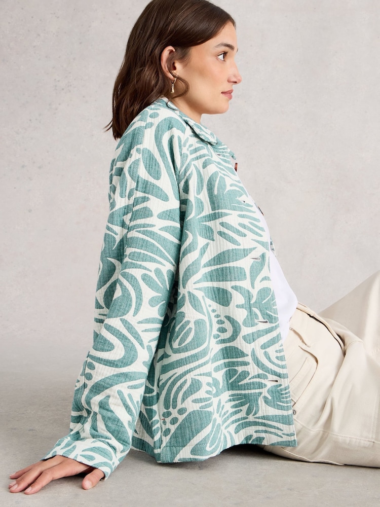 White Stuff Eden Jacquard Jacket - Imagen 2 de 6
