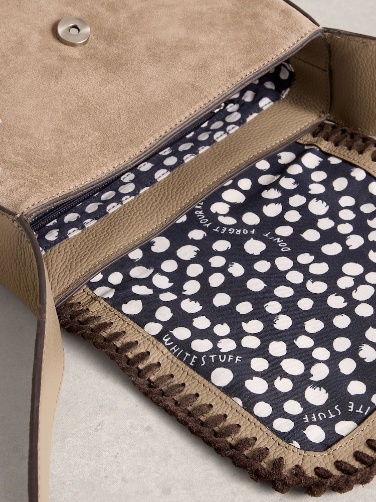 White Stuff Natural Isabelle Satchel Bag - Image 4 of 4 White Stuff Natural Isabelle Satchel Bag - Image 4 of 4