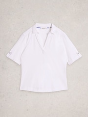 White Stuff White Allie Short Sleeve Shirt - Image 5 of 6