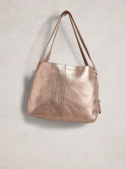 White Stuff Gold Hettie Leather Bag - Image 3 of 4