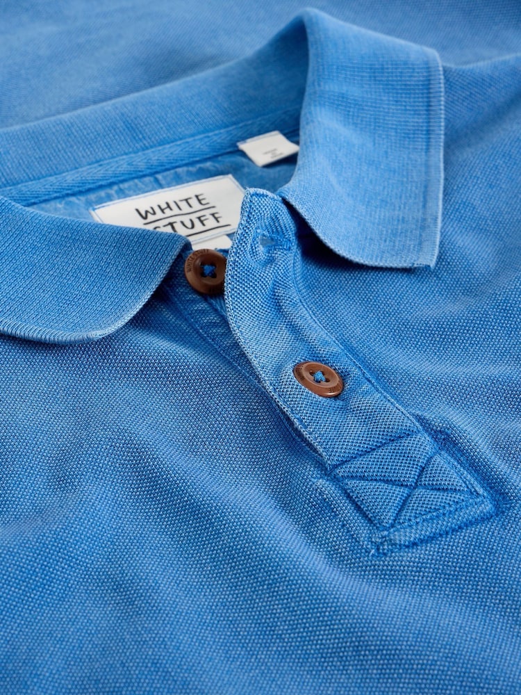 White Stuff Long Sleeve Utility Polo Shirt - Imagen 6 de 6