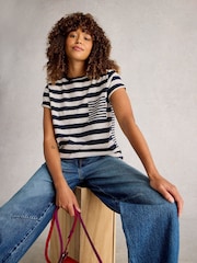 White Stuff Blue Gina T-Shirt - Image 1 of 6