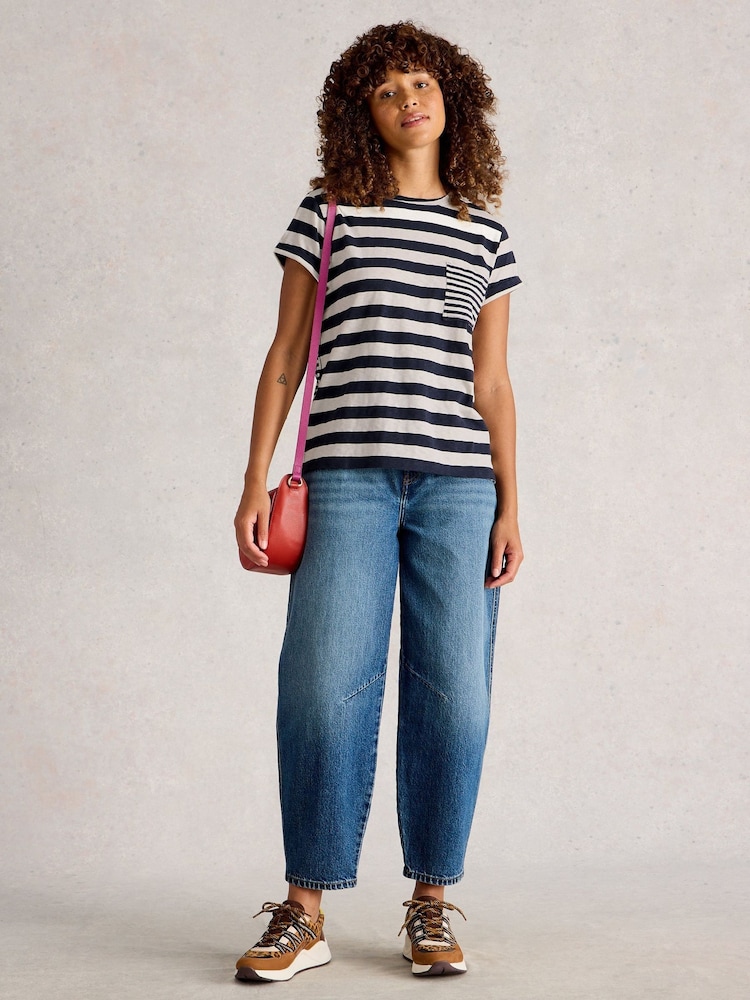 White Stuff Blue Gina T-Shirt - Image 2 of 6