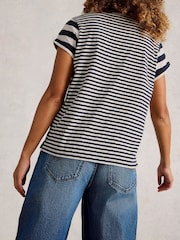 White Stuff Blue Gina T-Shirt - Image 3 of 6
