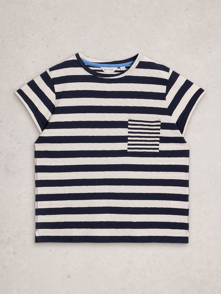 White Stuff Blue Gina T-Shirt - Image 6 of 6