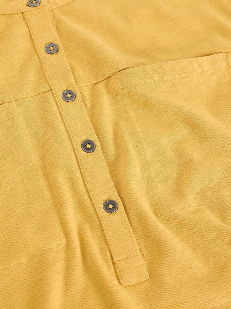 White Stuff Yellow Beth 3/4 Sleeve Shirt - Image 6 of 6 White Stuff Yellow Beth 3/4 Sleeve Shirt - Image 6 of 6