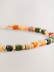 Разноцветная - Браслет на ногу с бусинами - Изображение 4 5