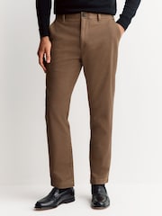 Neutral/Navy Slim Fit Stretch Chino Trousers 2 Pack - Image 7 of 11