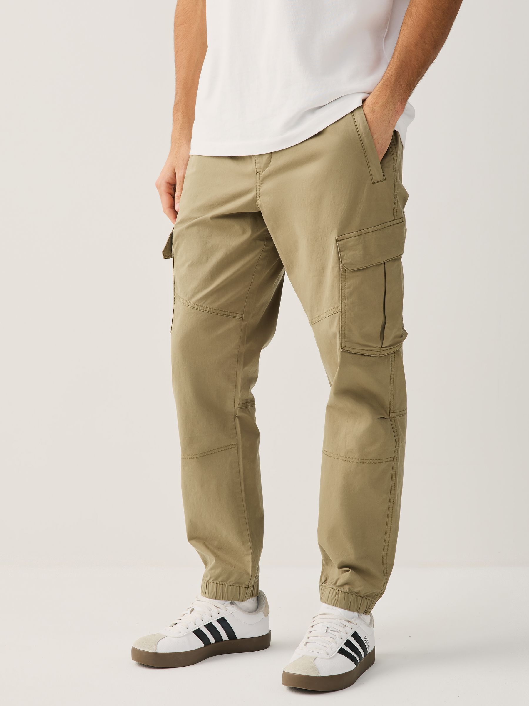 【STONE 】CARGO PANTS 29 Buy Stone Regular Tapered Fit Cotton Stretch Cargo Trousers from