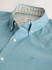 Blue Stretch Oxford Short Sleeve Shirt - Image 2 of 3