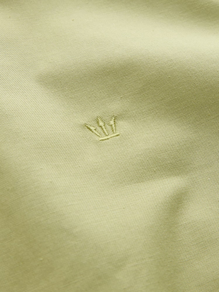 Green Stretch Oxford Short Sleeve Shirt - Image 9 of 9