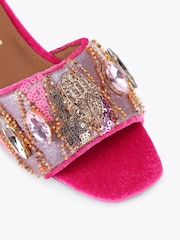 Kurt Geiger London Gold Chelsea Flat Sandals - Image 5 of 5