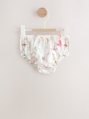 Alb Personaj - Set Rochie și chiloței țesute pentru bebeluși 2 piese (0luni -2ani) - Imaginea 3 din 10