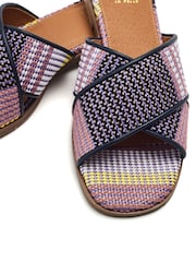Moda in Pelle Naela Cross-Over Mule Sandals - Image 4 of 4