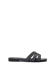 Moda in Pelle Nymph Band Flat Mules - Image 1 of 4
