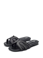 Moda in Pelle Nymph Band Flat Mules - Image 2 of 4