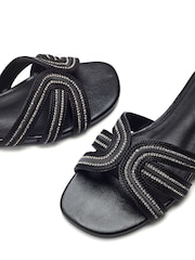 Moda in Pelle Nymph Band Flat Mules - Image 3 of 4