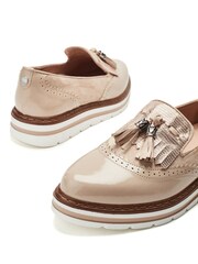 Moda in Pelle Ellee Lace-Up Brogue Detail Comfort Shoes - Image 4 of 4
