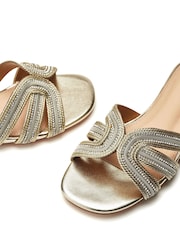 Moda in Pelle Nymph Band Flat Mules - Image 3 of 4