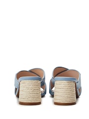 Moda in Pelle Marloww Cross Strap Block Comfort Sandals - Image 3 of 4