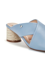 Moda in Pelle Marloww Cross Strap Block Comfort Sandals - Image 4 of 4