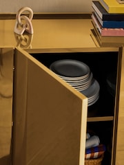 MADE.COM Cumin Yellow Gloss Kain Small Sideboard - Image 3 of 5