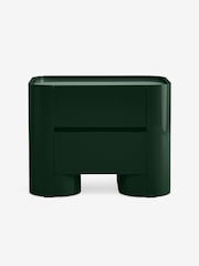 MADE.COM Dark Green Gloss Kain Bedside Table - Image 5 of 5