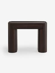 MADE.COM Dark Wood Effect Kain 2 Drawer Console Dressing Table - Image 6 of 7